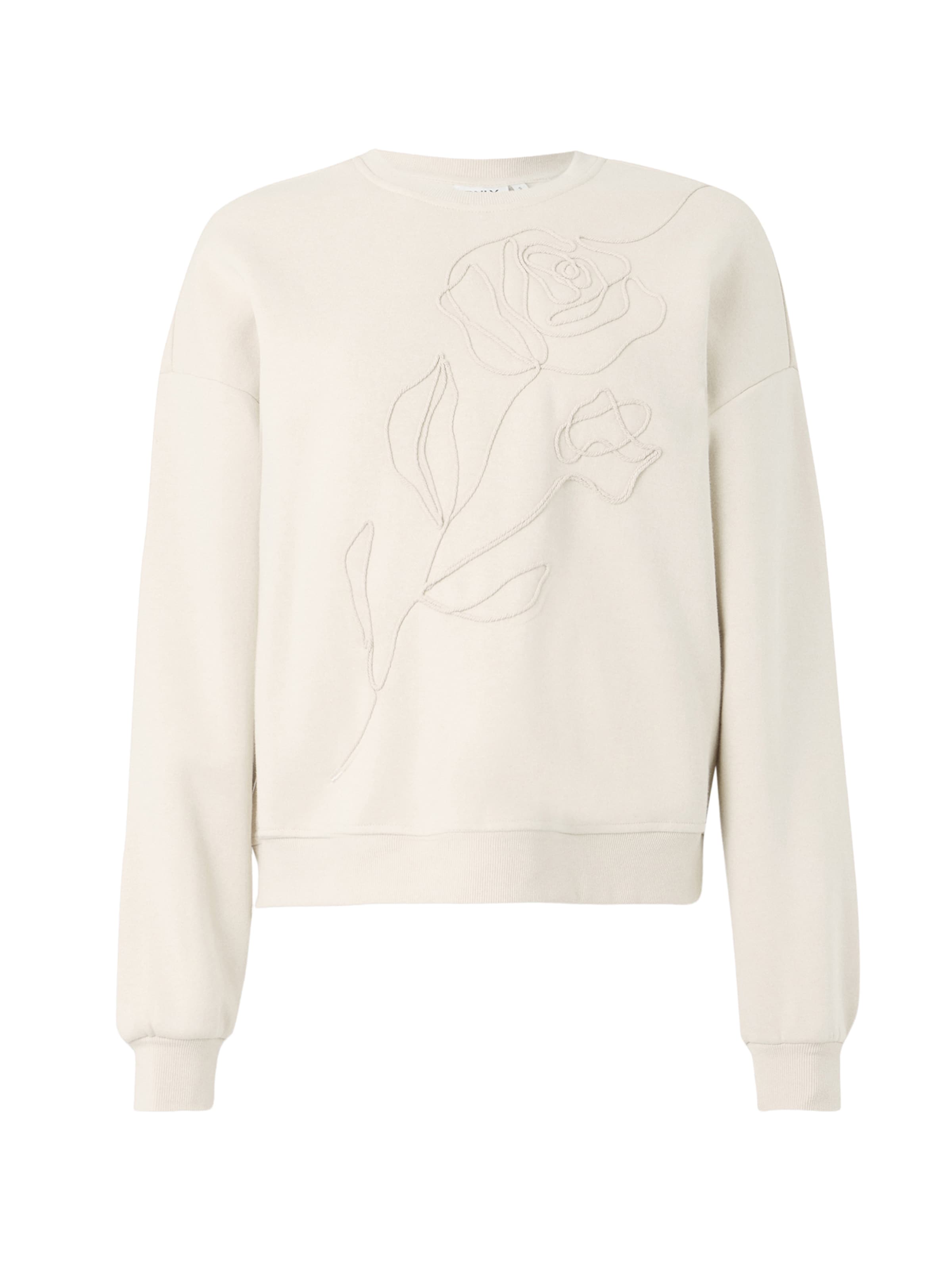 ONLY Суичър 'ONLELISANNA' в бежово: отпред