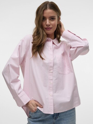 VERO MODA Bluse 'VMOli' in Pink