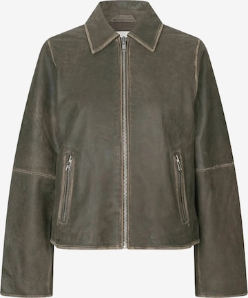 modström Välikausitakki ' Nimamd ' värissä vihreä: etupuoli