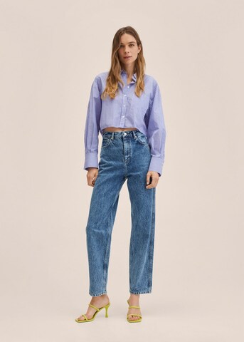 MANGO Loosefit Jeans 'Janet' in Blau