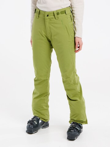 PROTEST Regular Workout Pants 'CARMACKS' in Green