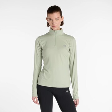new balance Functioneel shirt 'Essentials Space' in Groen: voorkant