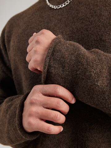 WEEKDAY Sweater 'Kimmo' in Brown