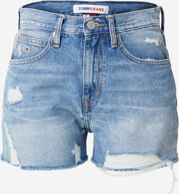 Tommy Jeans Regular Shorts in Blau: predná strana