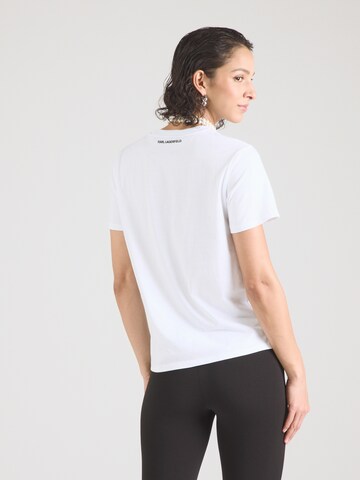 Tricou 'Ikon' de la Karl Lagerfeld pe alb
