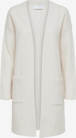 Cardigan 'Darla' SELECTED FEMME en blanc : devant