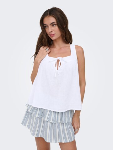 ONLY Top in Weiß: Vorderseite