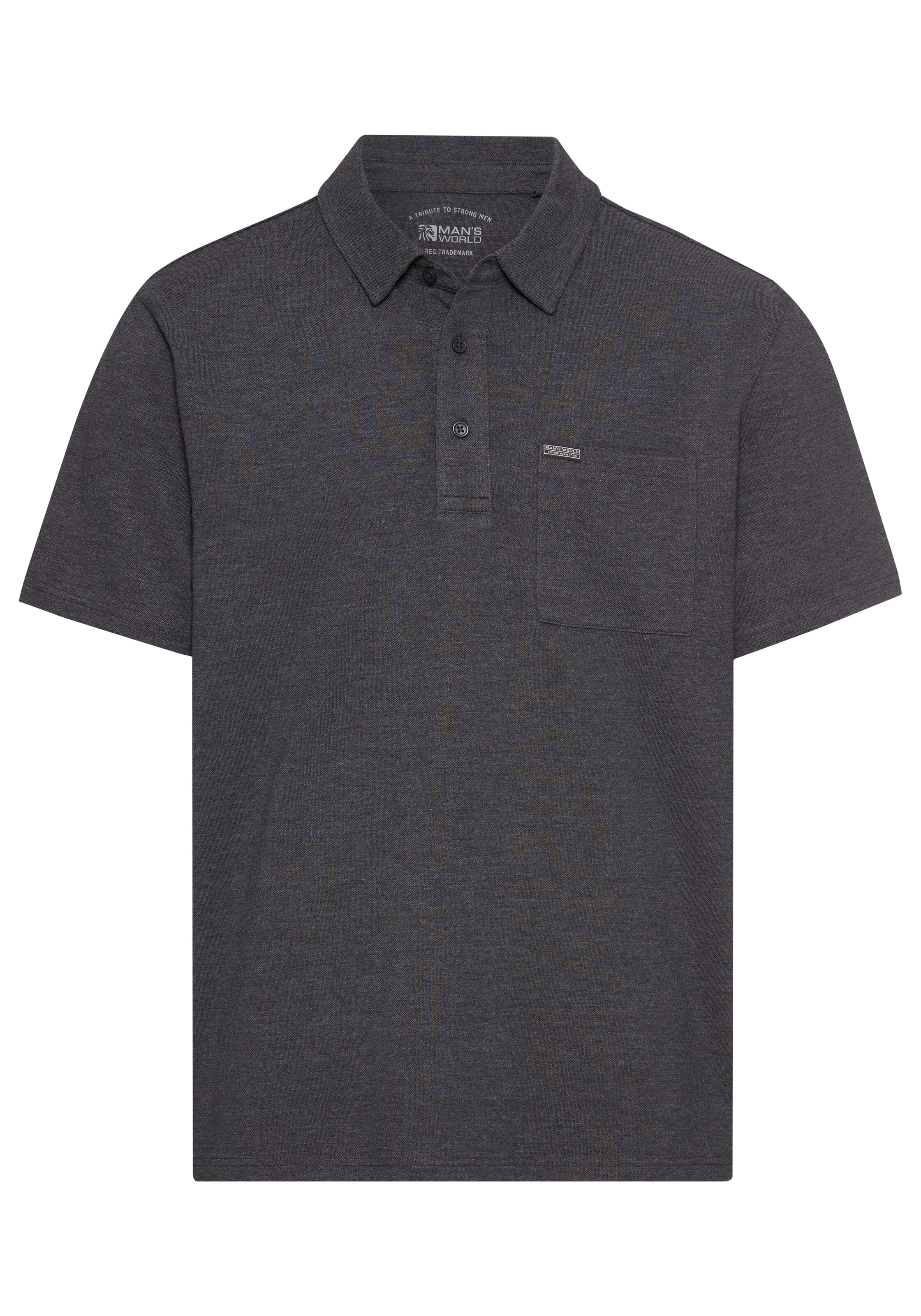 Man's World Shirt in Grey: front