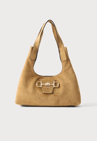 GUESS Наплечная сумка 'SUNSET' в Коричневый: спереди