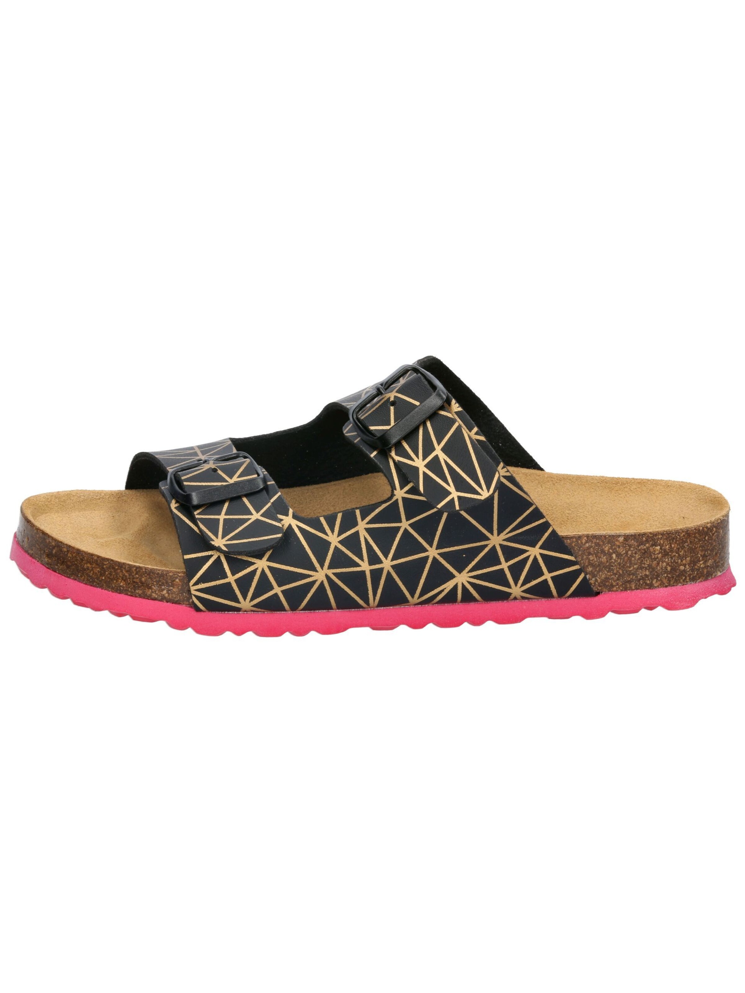 LICO Pantolette 'Bioline Platino' in Schwarz