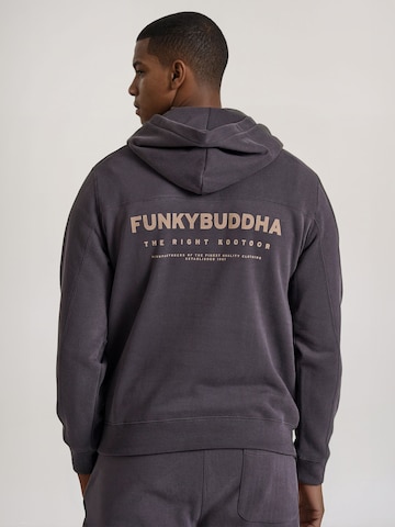 Sweat-shirt Funky Buddha en gris : devant