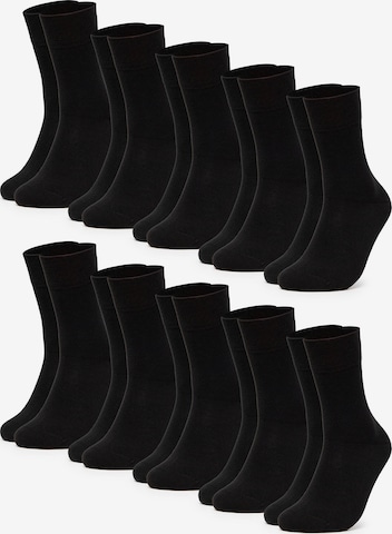Occulto Socks 'Ingo' in Black: front
