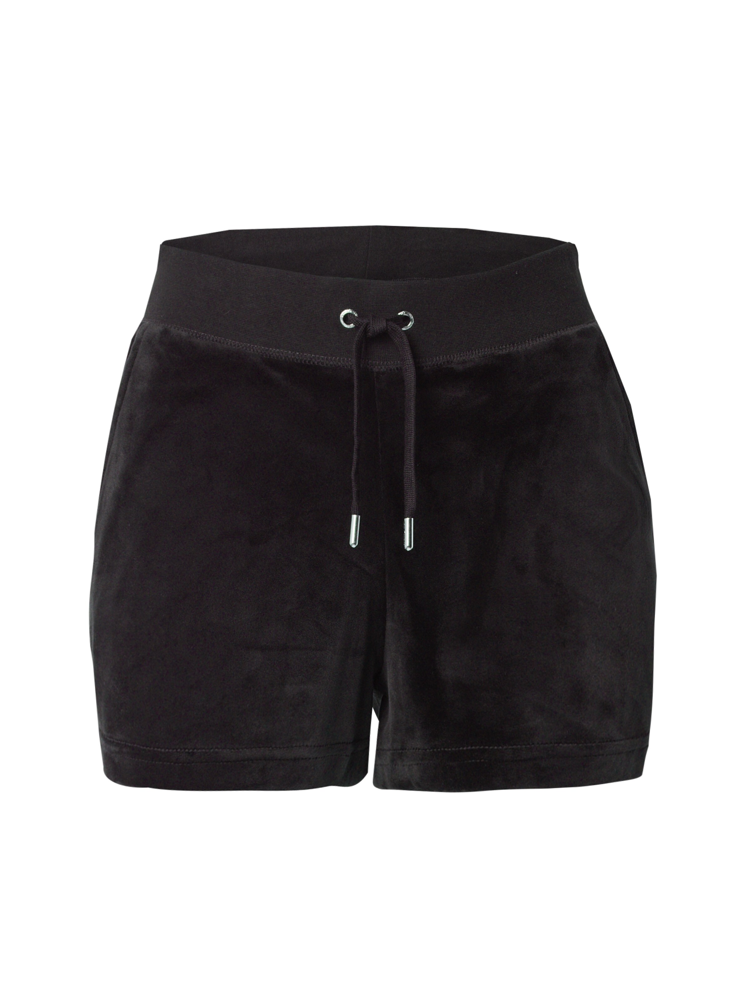 Juicy Couture Regular Панталон в черно: отпред