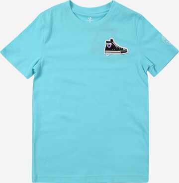CONVERSE T-shirt 'SUN FRESH' i blå: framsida