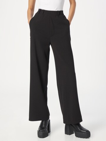 10Days Wide leg Pants in Black: front