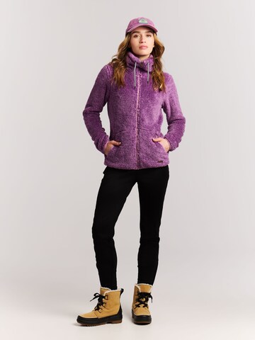 PROTEST Fleece Jacket 'RIRI' in Purple