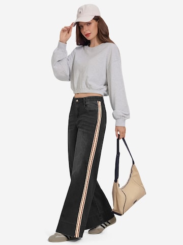 Imily Bela Wide leg Τζιν σε μαύρο