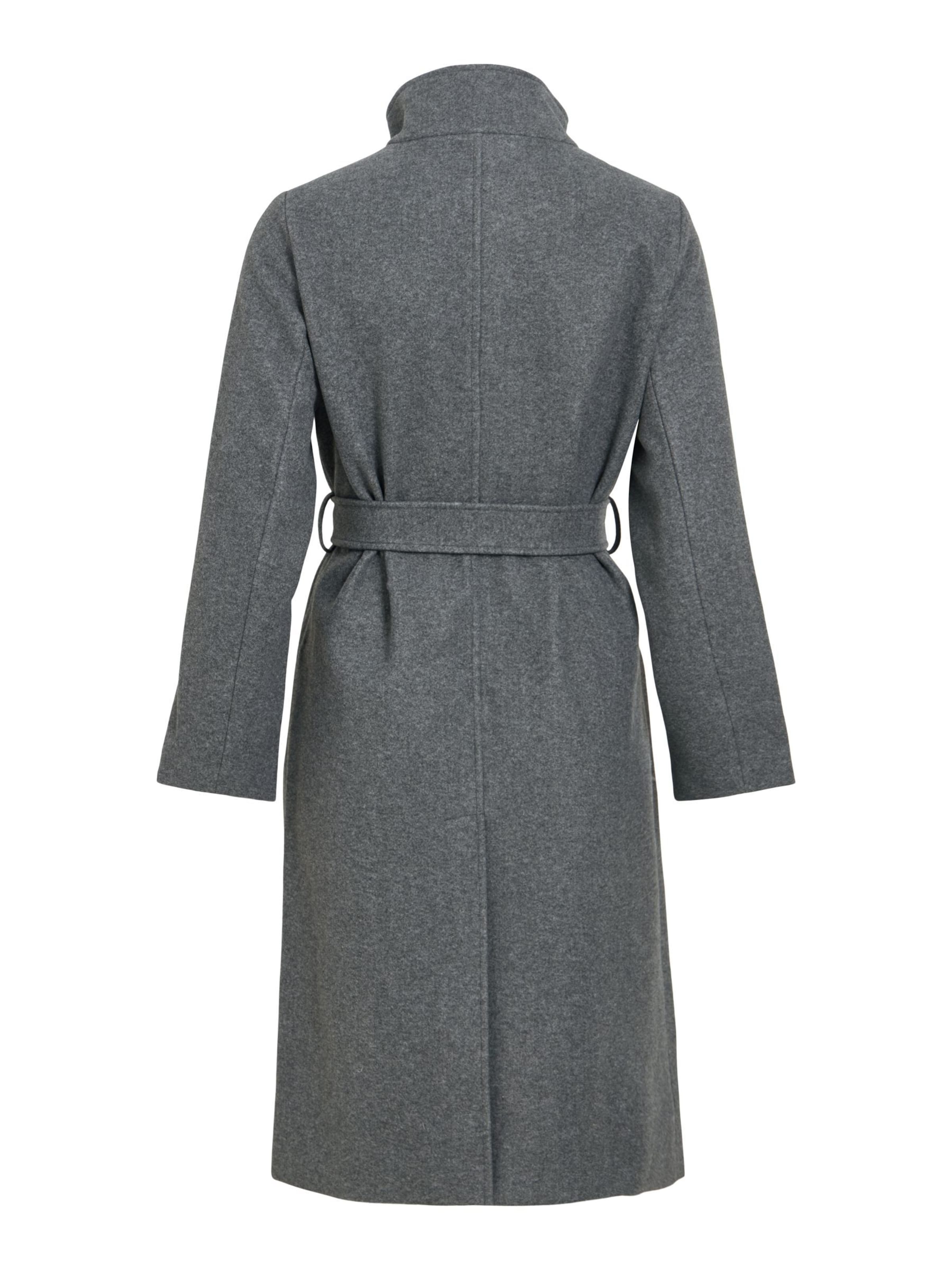 VILA Between-Seasons Coat 'VIQuinn' in Grey