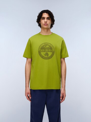 NAPAPIJRI Тениска в зелено: отпред