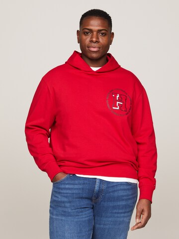 Tommy Hilfiger Big & Tall Sweatshirt in Red: front