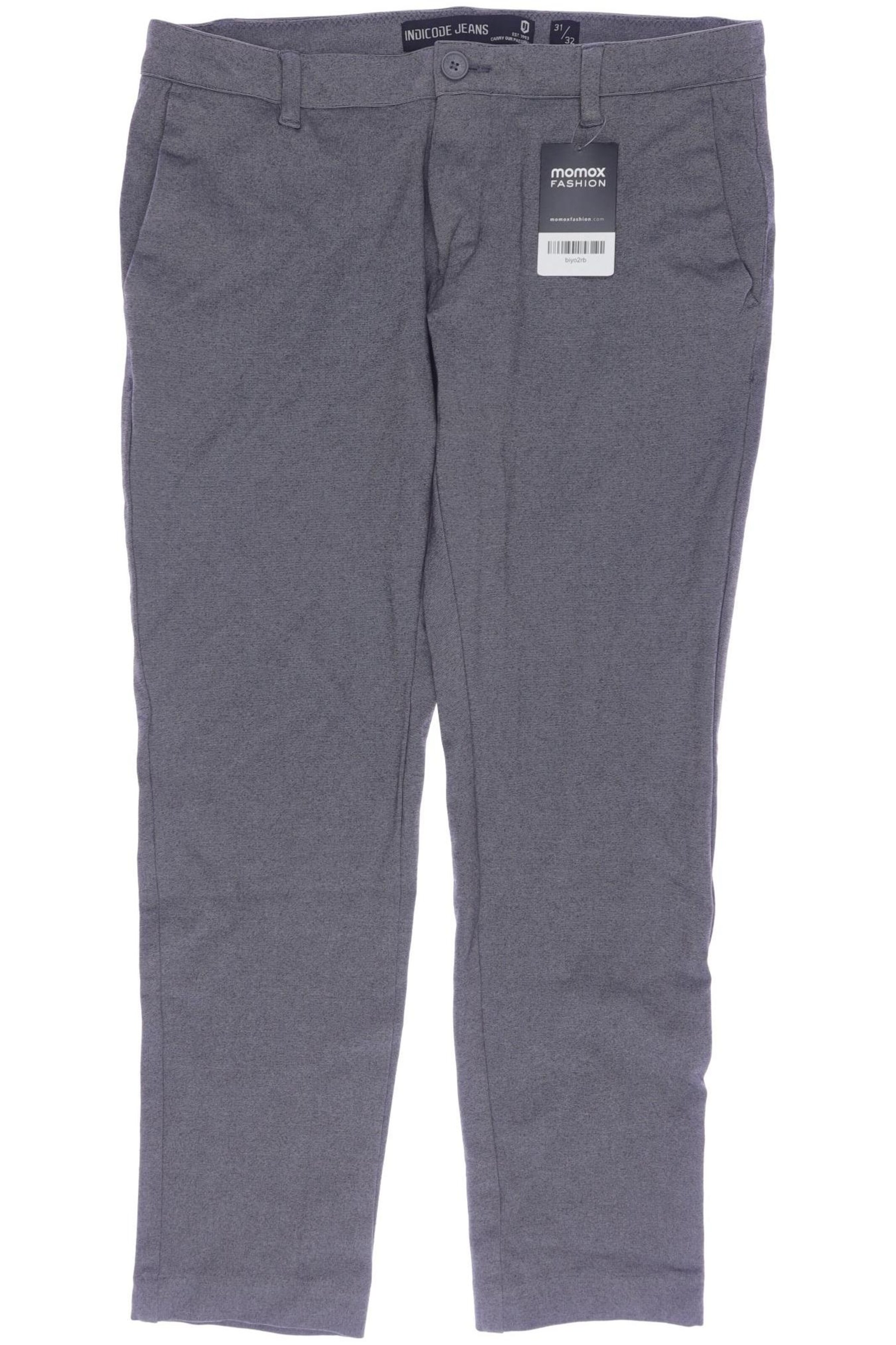 INDICODE JEANS Pants in 31 in Grey: front