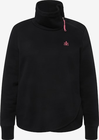 Ulla Popken Sweatshirt in Schwarz: predná strana