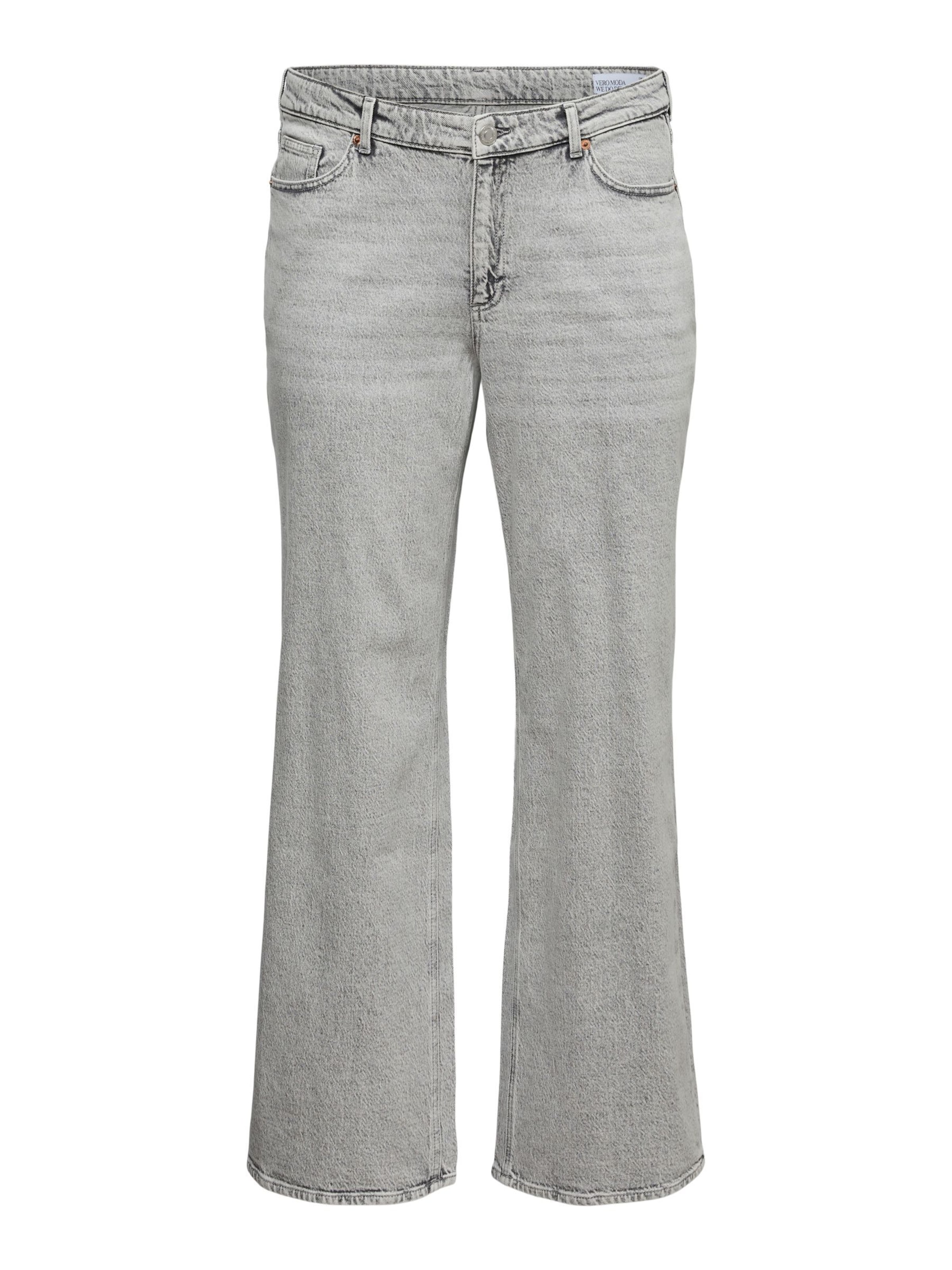 Wide Leg Jean 'VMTessa' Vero Moda Curve en gris : devant