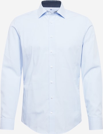 SEIDENSTICKER Slim fit Zakelijk overhemd in Blauw: voorkant