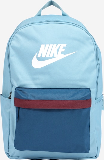 Nike Sportswear Раница 'Heritage 2.0' в синьо / светлосиньо / винено червено / бяло, Преглед на продукта
