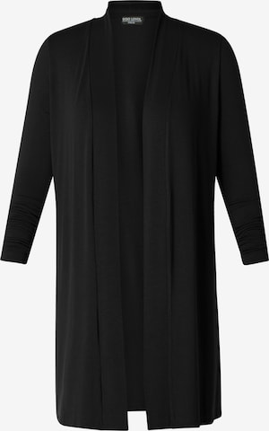 BASE LEVEL Knit Cardigan 'Yayla Long' in Black: front