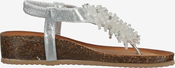 IGI&CO T-Bar Sandals in Silver