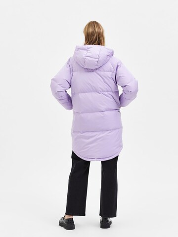 Manteau d’hiver 'Mina' SELECTED FEMME en violet