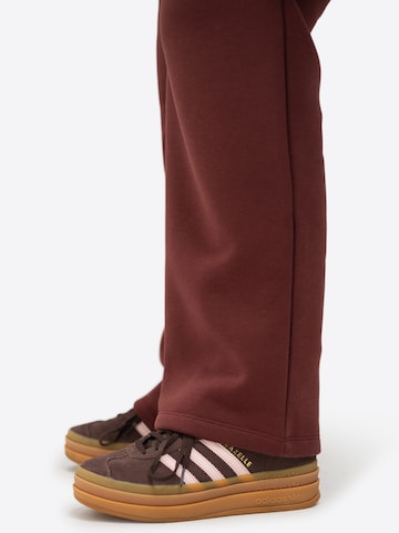 TATES Wide Leg Sporthose in Rot