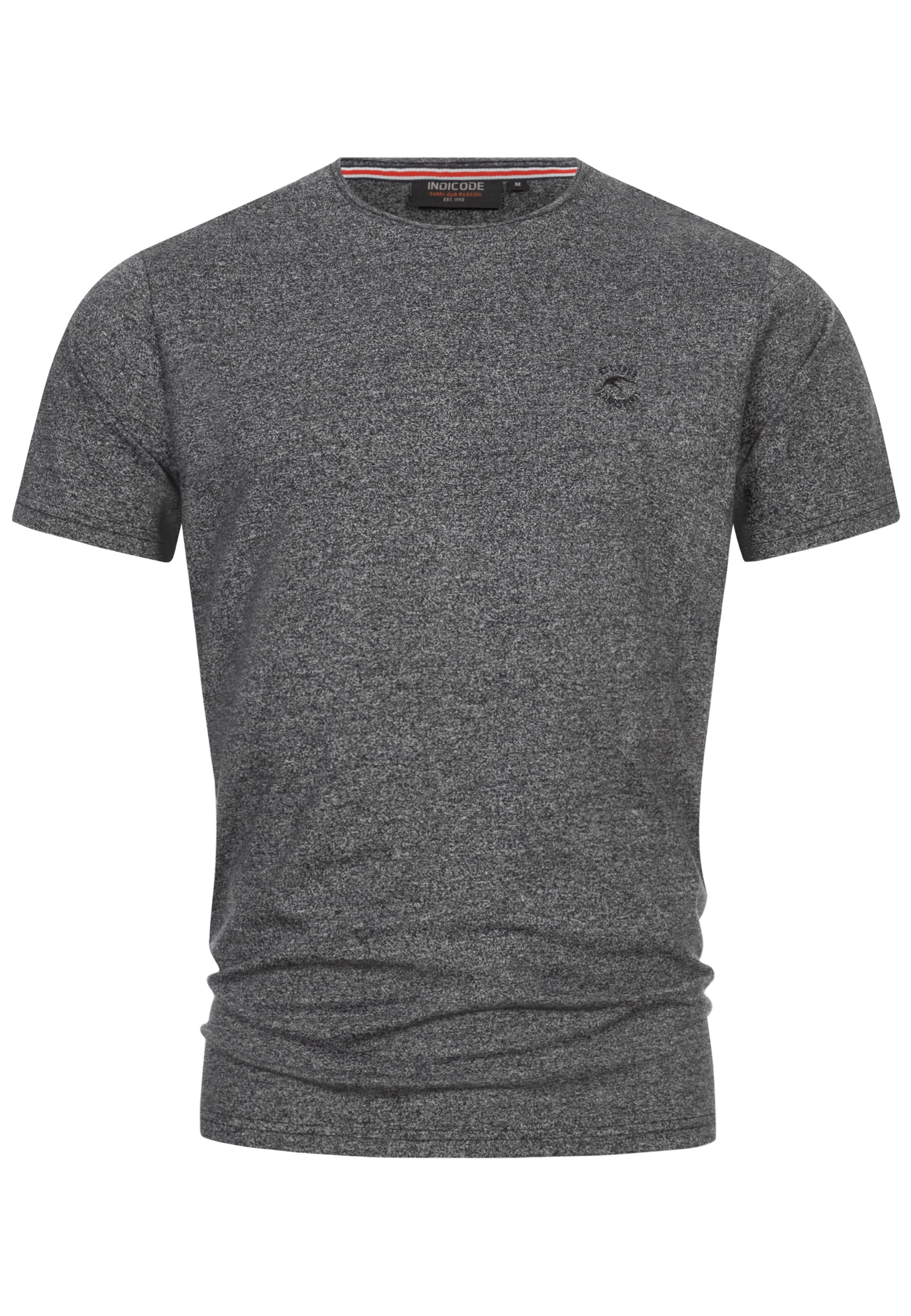 INDICODE JEANS Shirt in Black: front