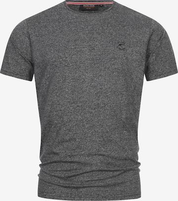 T-Shirt INDICODE JEANS en noir : devant