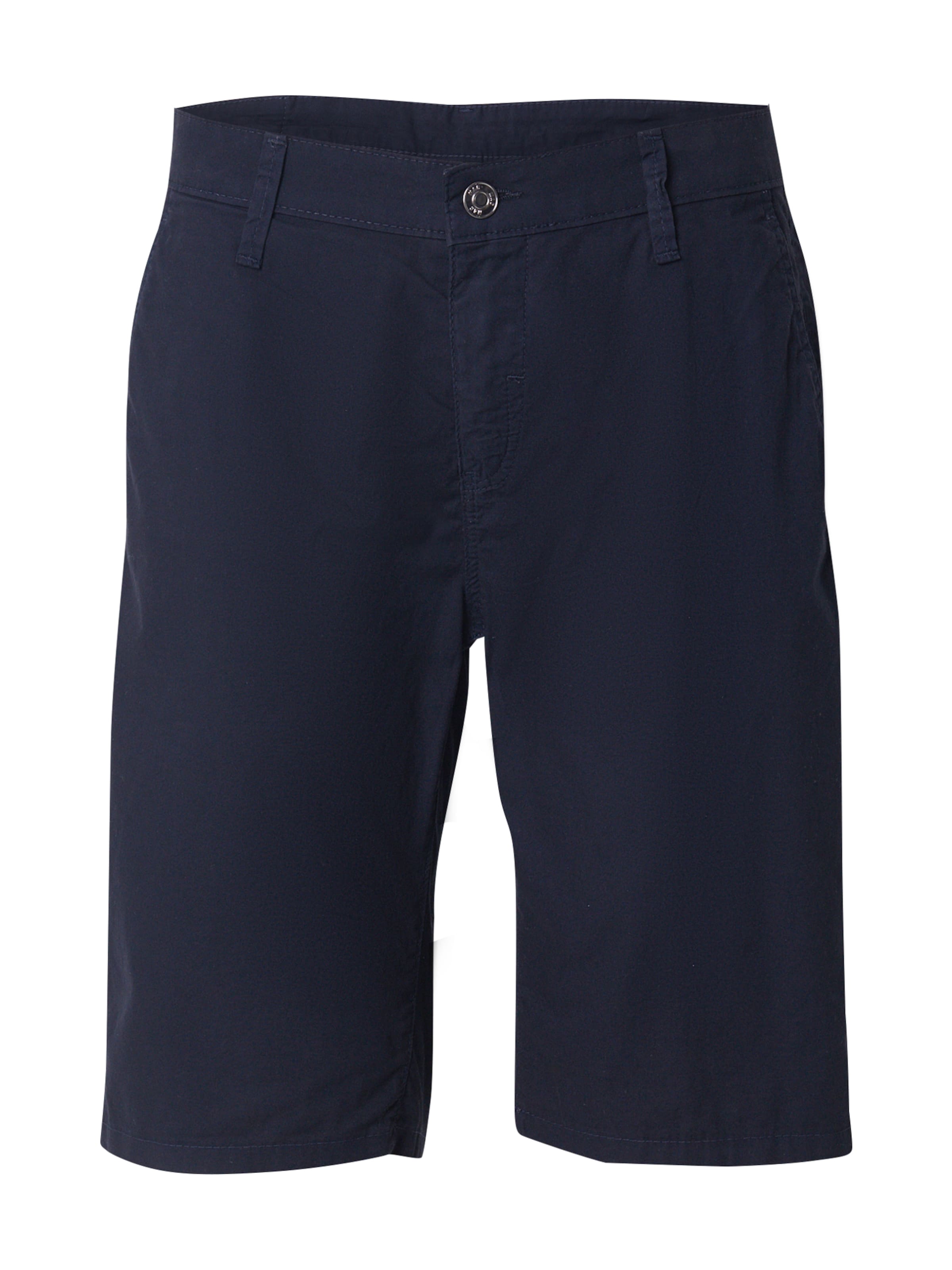 Regular Pantaloni eleganți de la MAC pe albastru: față