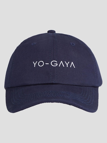 YO-GAYA Sportpet 'Cap' in Blauw: voorkant