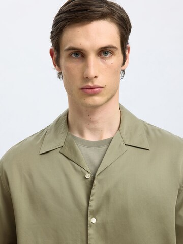 SELECTED HOMME Comfort Fit Hemd 'SLHCHARLIE' in Grün