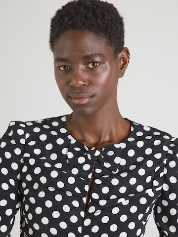 Robe 'JAST RUCHED' Essentiel Antwerp en noir