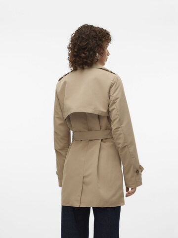 VERO MODA Overgangsfrakke i brun