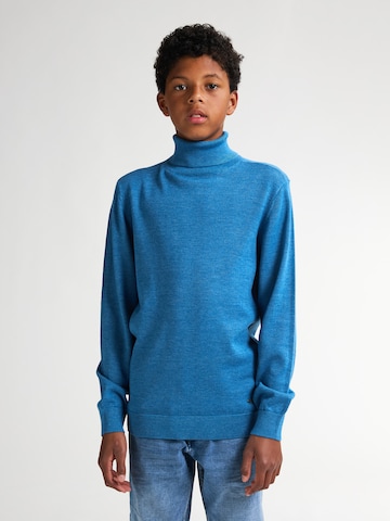 Pull-over 'Yellowstone' Petrol Industries en bleu : devant
