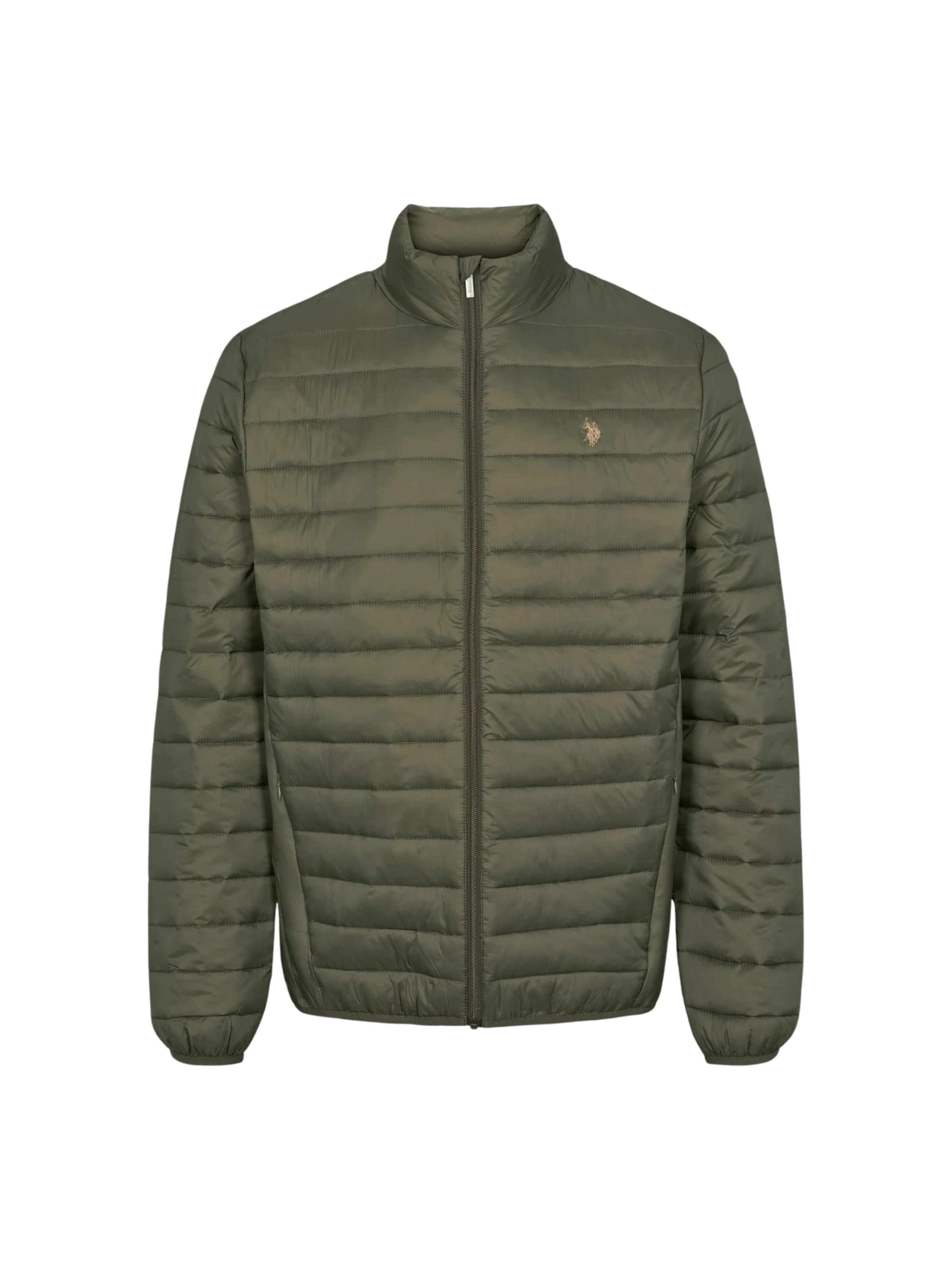 U.S. POLO ASSN. Välikausitakki ' Mark ' värissä vihreä: etupuoli