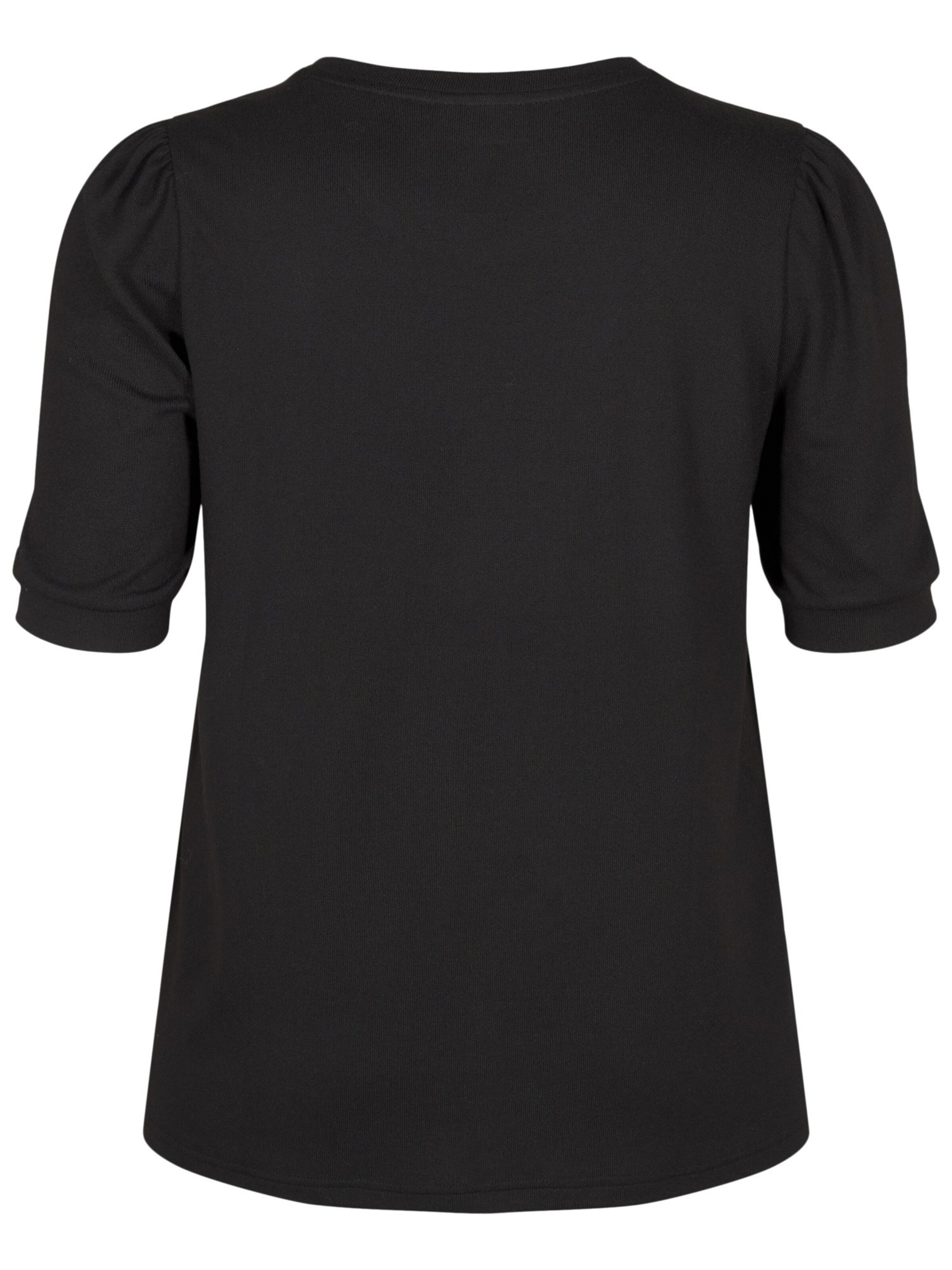 Zizzi Bluse in Schwarz