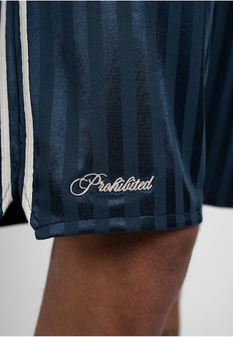 regular Pantaloni di Prohibited in blu