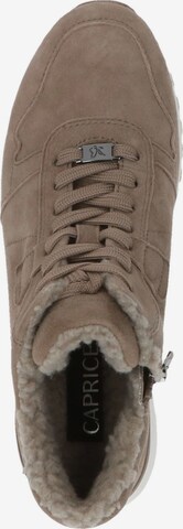 CAPRICE Sneakers hoog in Beige