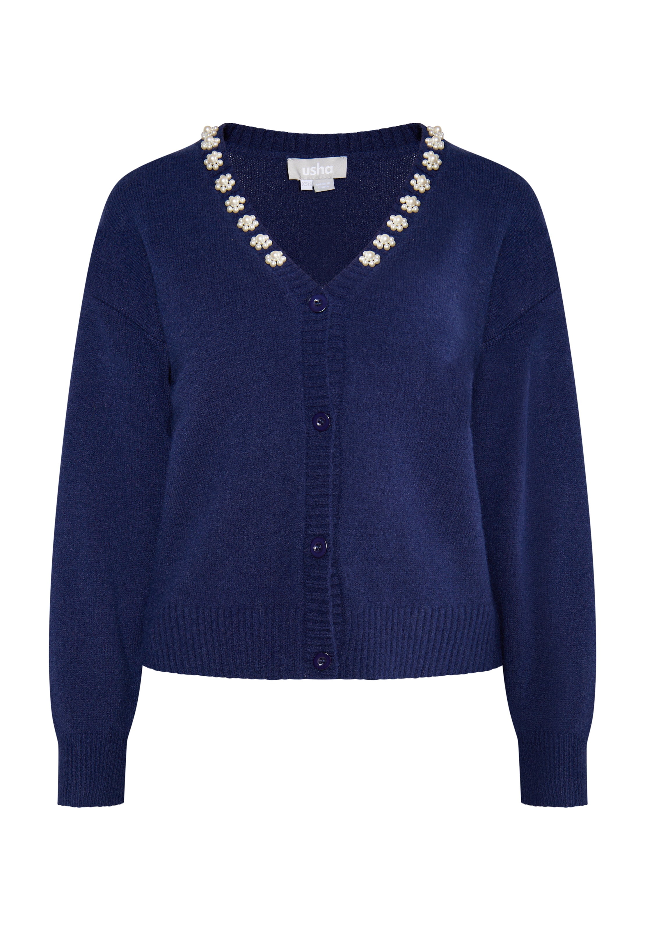 mėlyna Usha Kardiganas 'Sivene': priekis