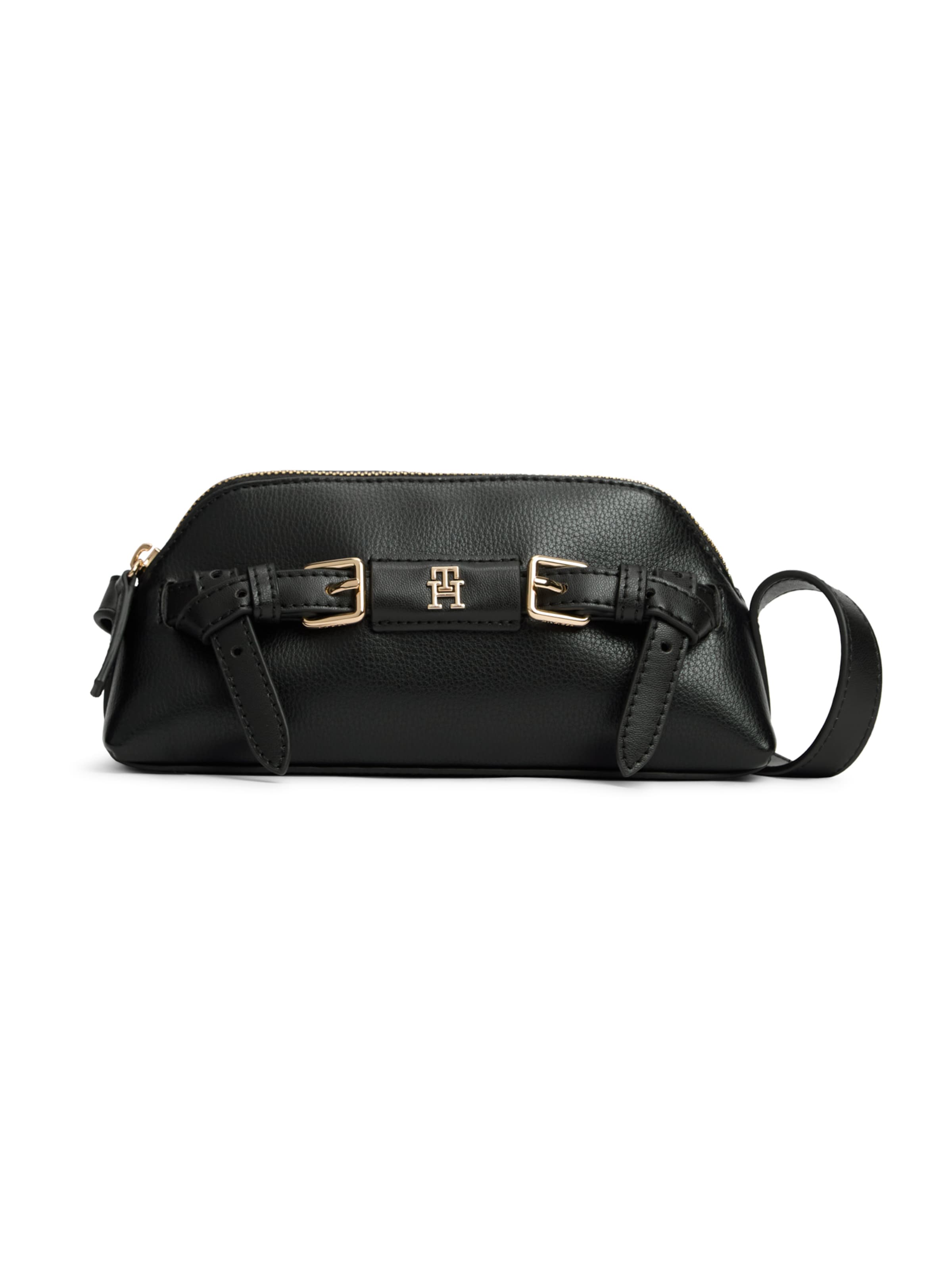 TOMMY HILFIGER Torba za čez ramo | črna barva: sprednja stran