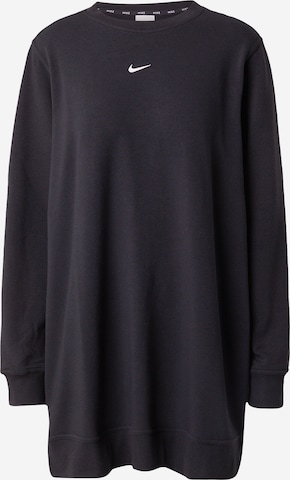 NIKE Athletic Sweatshirt in Black: front