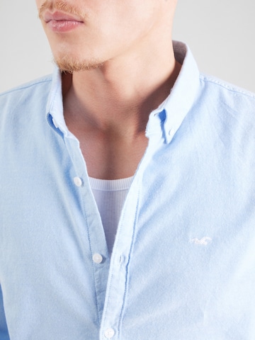 HOLLISTER Regular fit Button Up Shirt in Blue