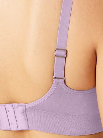 Bustier Soutien-gorge ' Classic Seamless ' SCHIESSER en violet